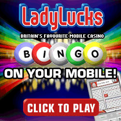 Lady Luck website for mobile smartphones